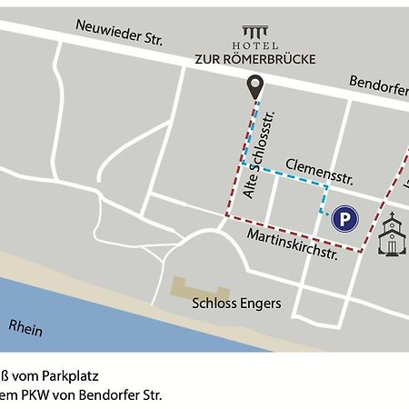 Hotel Zur Roemerbruecke Нойвид Экстерьер фото