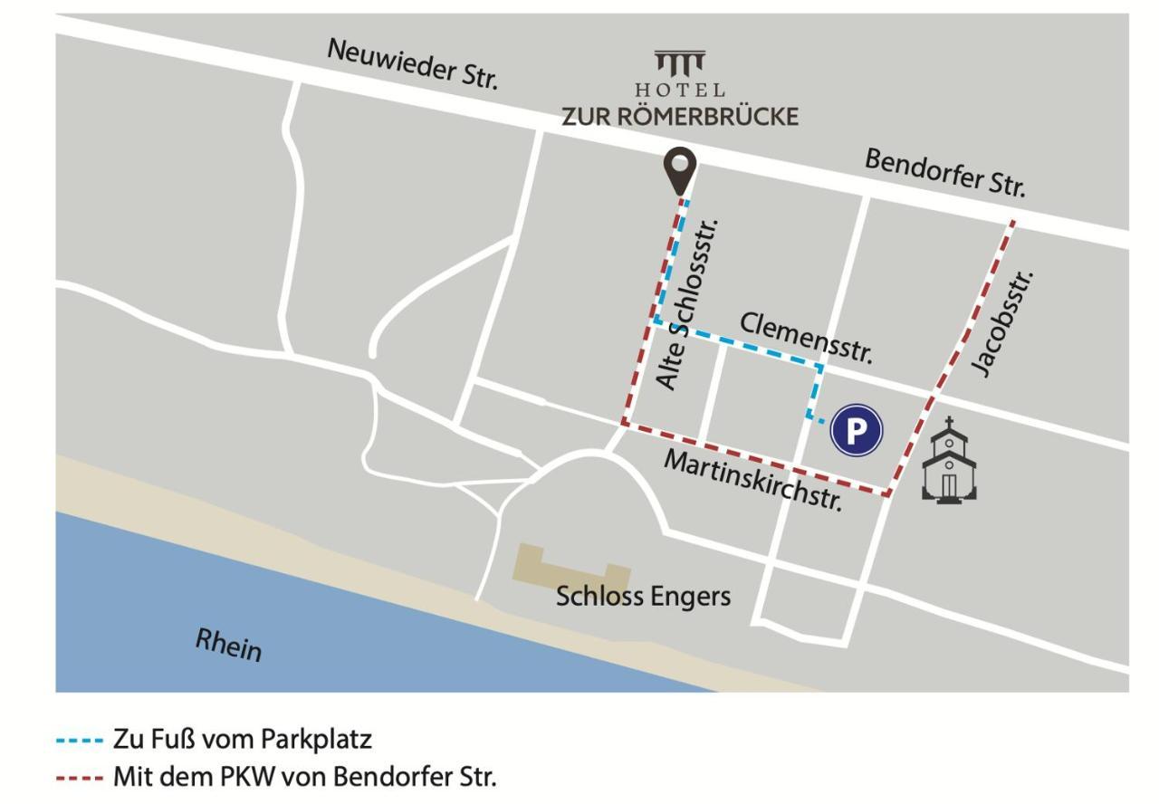 Hotel Zur Roemerbruecke Нойвид Экстерьер фото